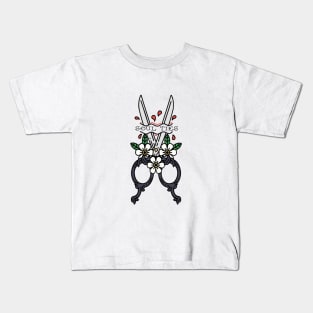 cutting soul ties vintage scissor tattoo Kids T-Shirt